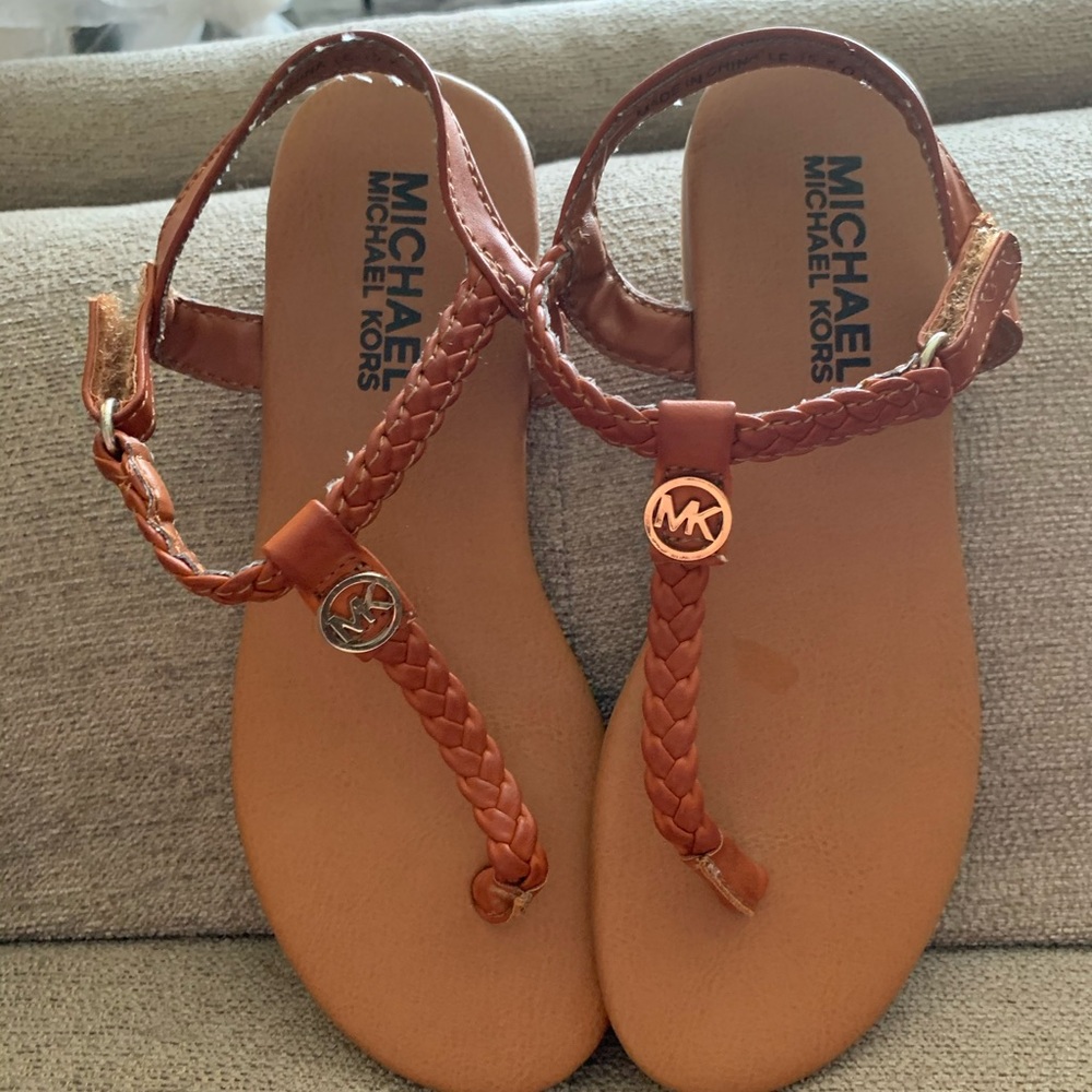 New girls Michael Kors sandals size 1